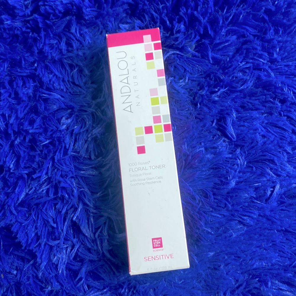 Andalou Naturals 1000 Roses Floral Toner Solution for Dry, Irritated Skin